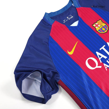 Barcelona 2016/17 Koti Retro-pelipaita Miesten MESSI #10