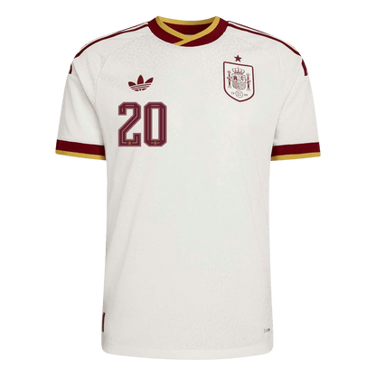 Spain World Cup 2026 Vieras Pelipaita (Player Version) Miesten PEDRI #20