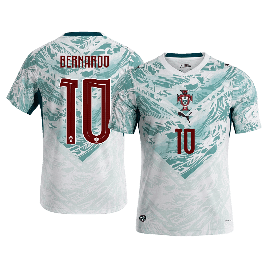 Portugal World Cup 2026 Vieras Pelipaita Miesten BERNARDO #10