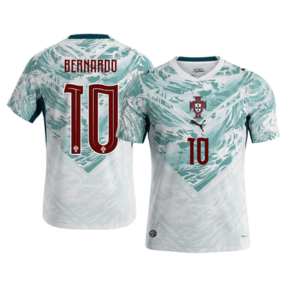 Portugal World Cup 2026 Vieras Pelipaita Miesten BERNARDO #10