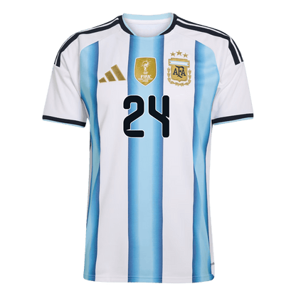 Argentina World Cup 2026 Koti Pelipaita Miesten E. FERNANDEZ #24 [PREMIUM]