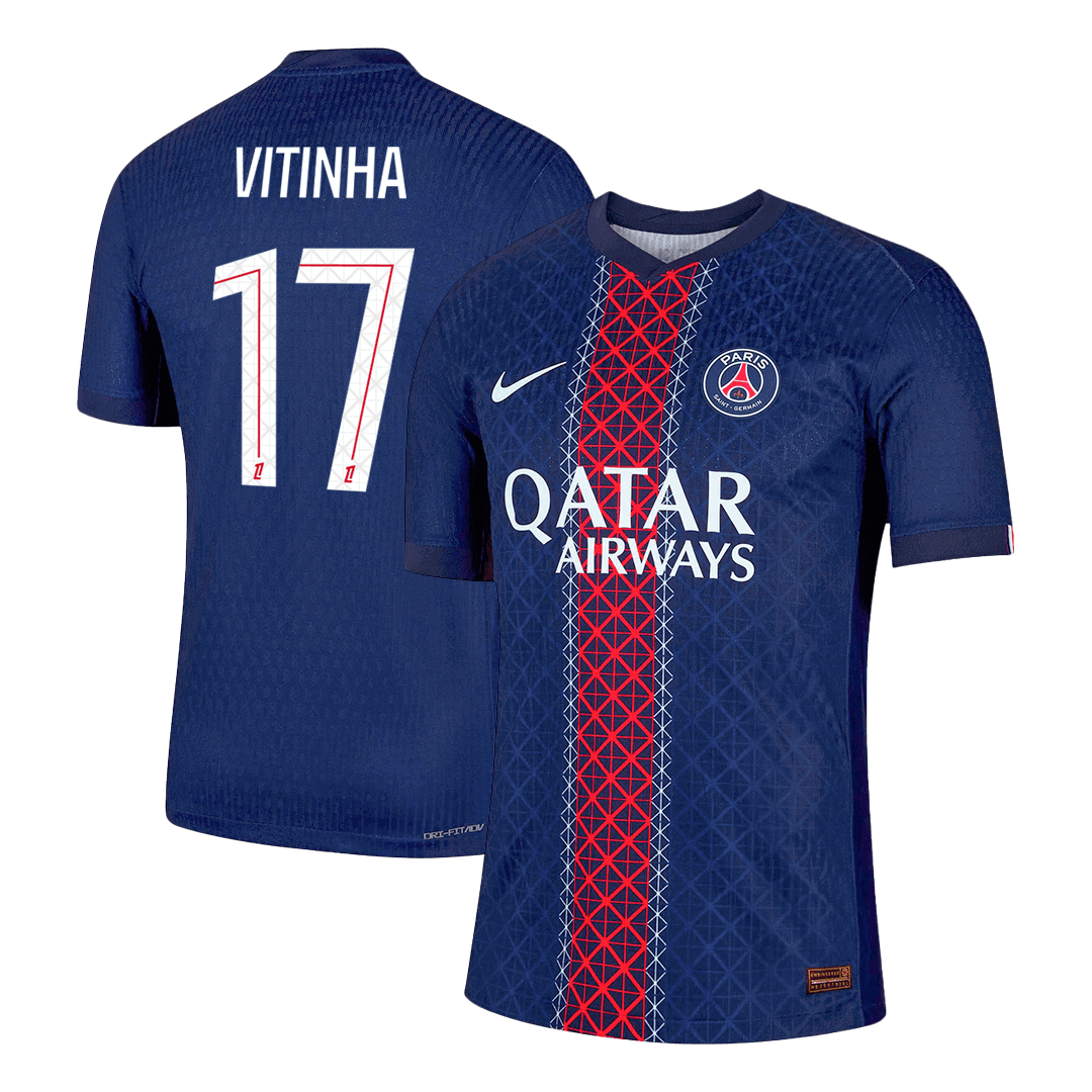 PSG 2025/26 Koti Pelipaita (Player Version) Miesten VITINHA #17