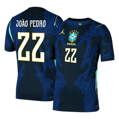 Brazil World Cup 2026 Vieras Pelipaita (Player Version) Miesten JOÃO PEDRO #22