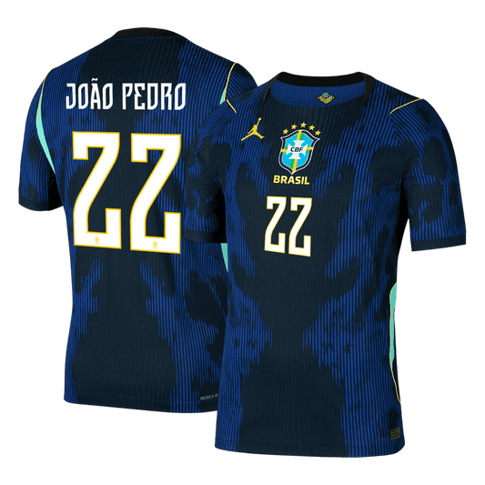 Brazil World Cup 2026 Vieras Pelipaita (Player Version) Miesten JOÃO PEDRO #22