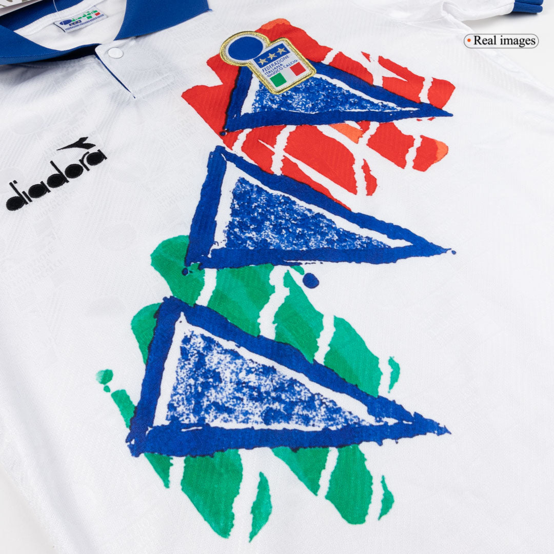 Italy 1994 Ottelua edeltävä Retro-pelipaita Miesten