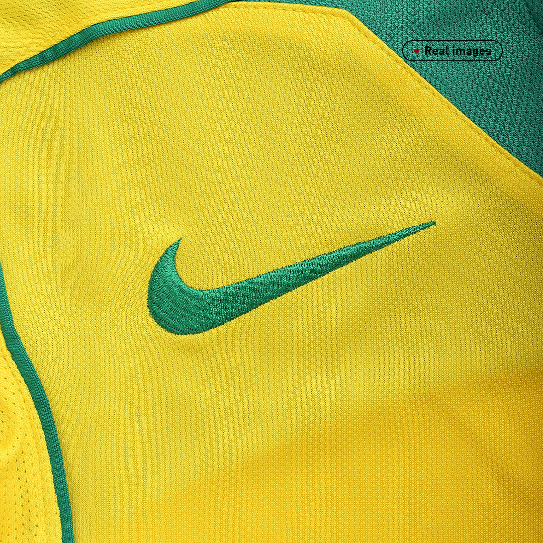 Brazil 2004 Koti Retro-pelipaita Miesten