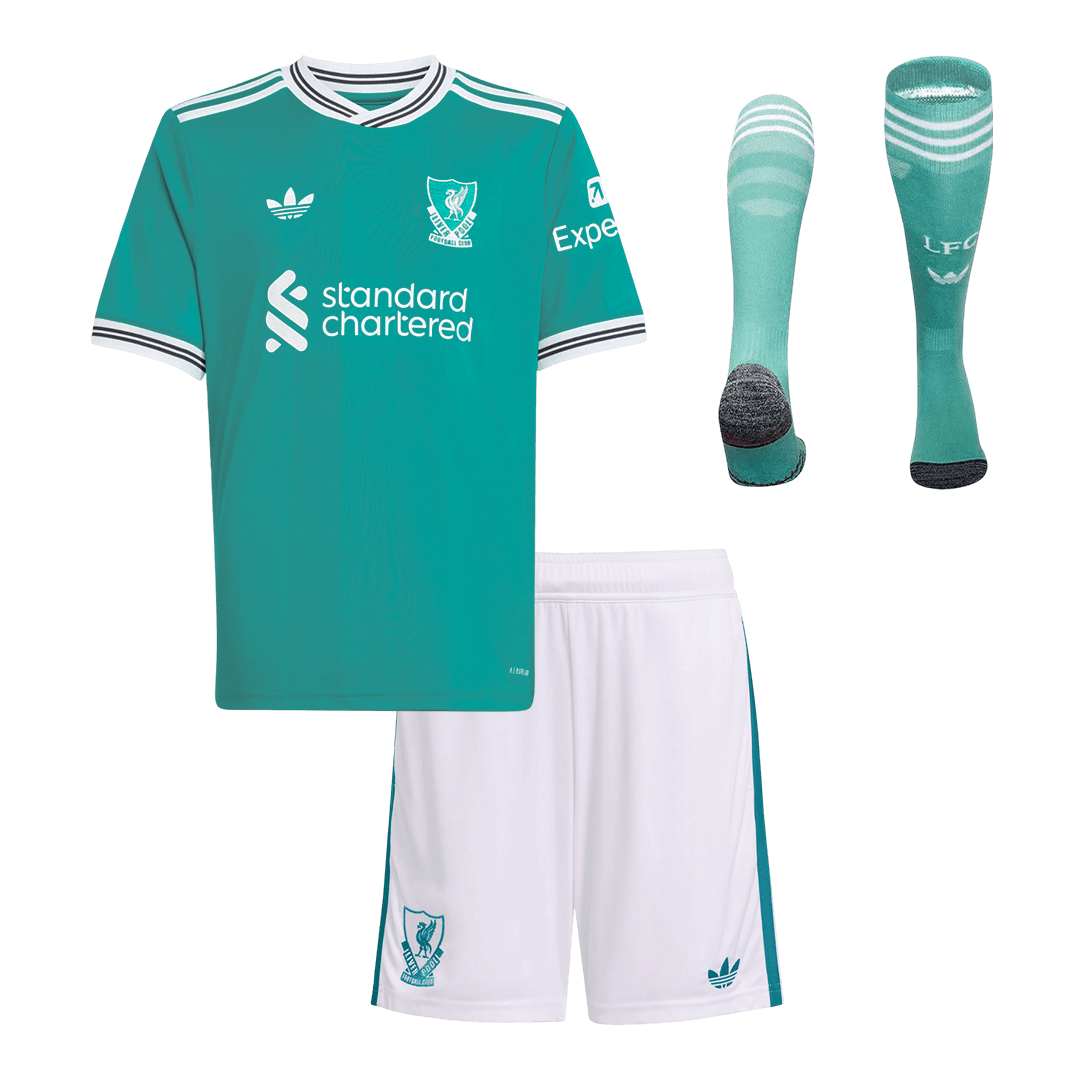 Liverpool 2025/26 Kolmas Lasten täydellinen peliasu