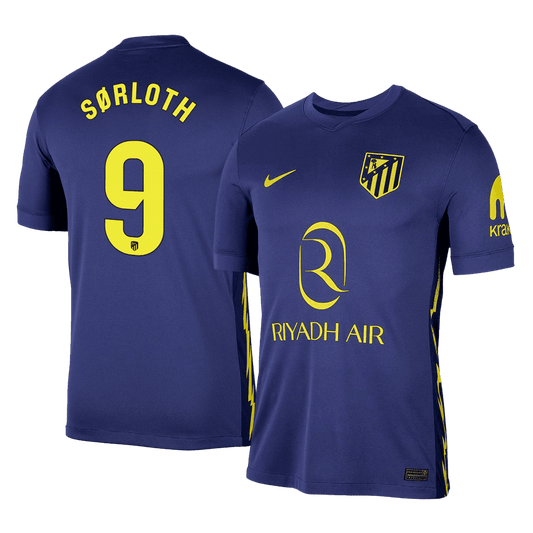 Atletico Madrid 2025/26 Vieras Pelipaita Miesten SØRLOTH #9
