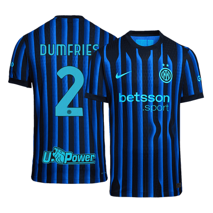 Inter Milan 2025/26 Koti Pelipaita (Player Version) Miesten DUMFRIES #2