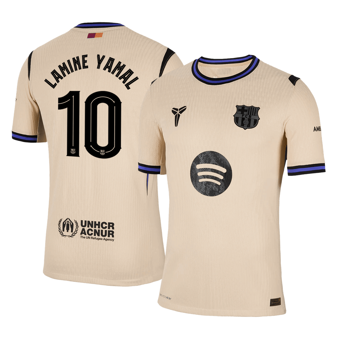 Barcelona 2025/26 UCL Vieras Pelipaita (Player Version) Miesten LAMINE YAMAL #10