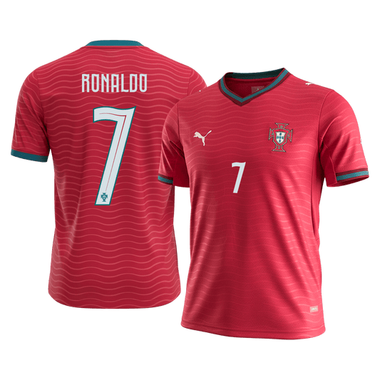 Portugal World Cup 2026 Koti Pelipaita Miesten RONALDO #7 [PREMIUM]