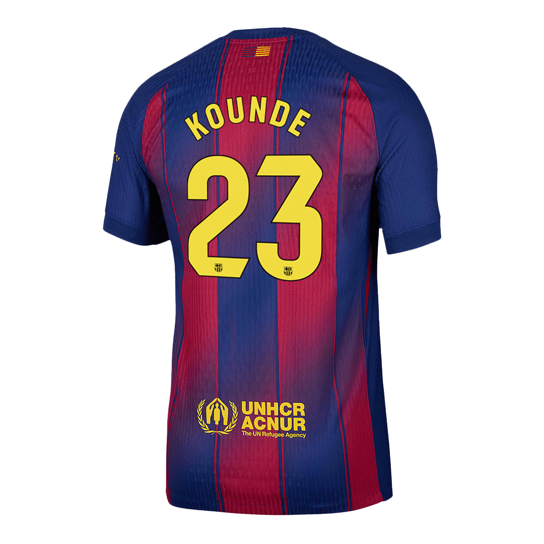 Barcelona 2025/26 Koti Pelipaita (Player Version) Miesten KOUNDE #23