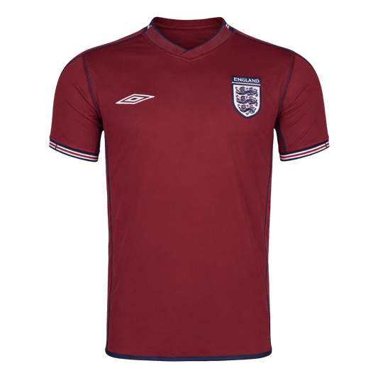 England 2002 Vieras Retro-pelipaita Miesten