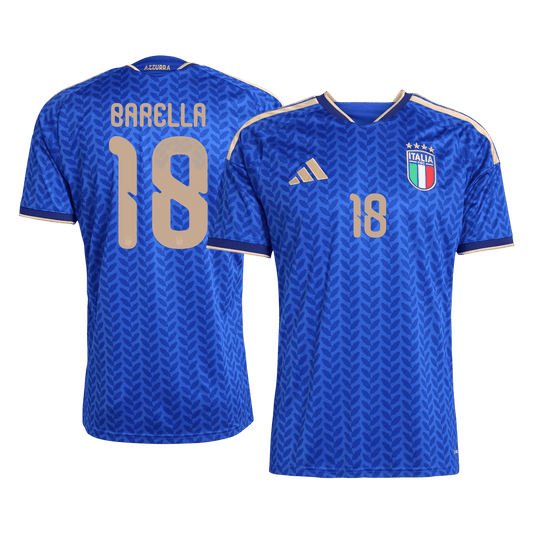 Italy World Cup 2026 Koti Pelipaita Miesten BARELLA #18 [PREMIUM]