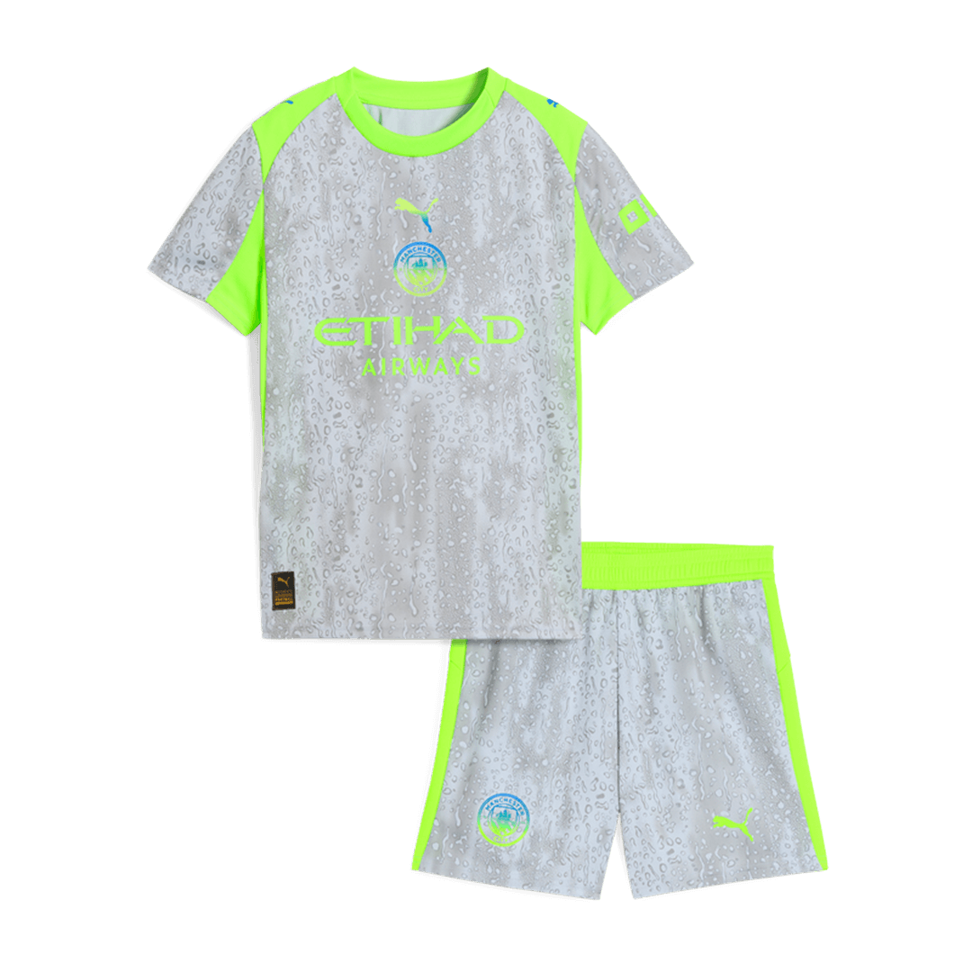 Manchester City 2025/26 Kolmas Pelipaitasetti Lasten