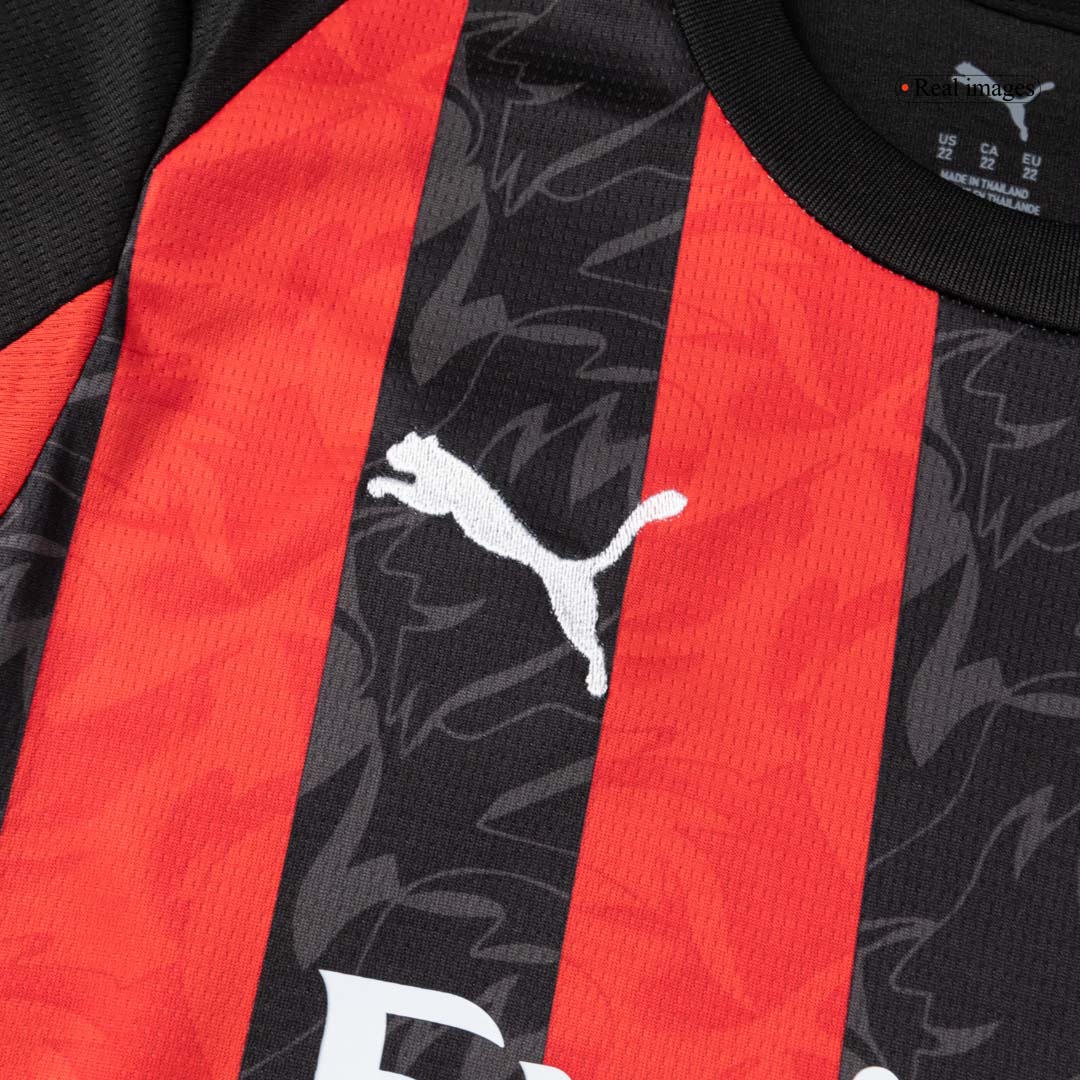 AC Milan 2025/26 Koti Pelipaitasetti Lasten