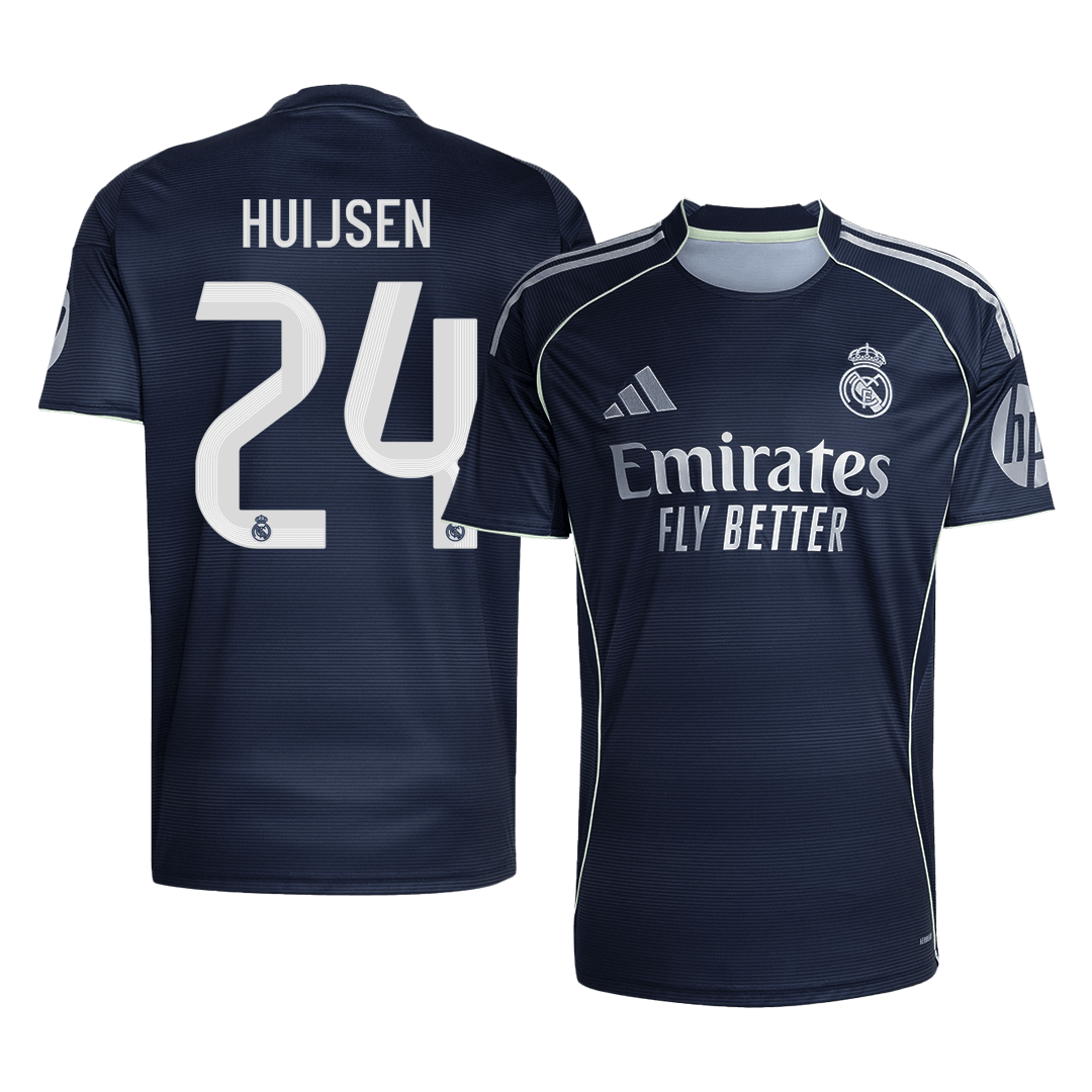 Real Madrid 2025/26 Vieras Pelipaita Miesten HUIJSEN #24 [PREMIUM]