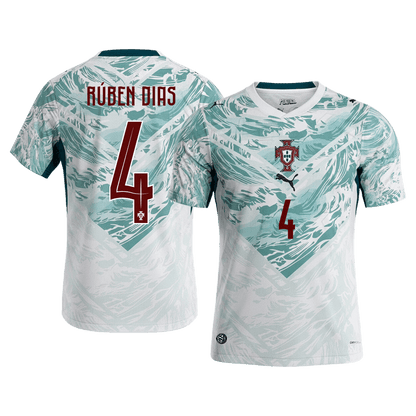 Portugal World Cup 2026 Vieras Pelipaita Miesten RÚBEN DIAS #4