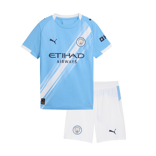 Manchester City 2025/26 Koti Pelipaitasetti Lasten