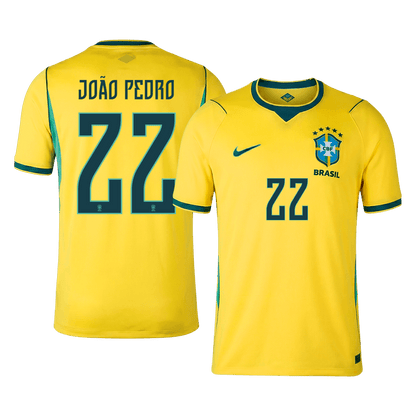 Brazil World Cup 2026 Koti Pelipaita Miesten JOÃO PEDRO #22