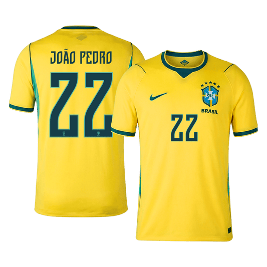 Brazil World Cup 2026 Koti Pelipaita Miesten JOÃO PEDRO #22