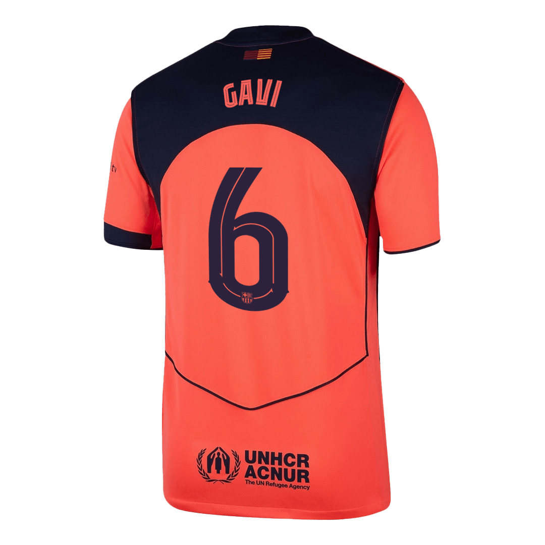Barcelona 2025/26 UCL Kolmas Pelipaita Miesten GAVI #6