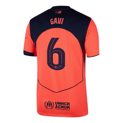 Barcelona 2025/26 UCL Kolmas Pelipaita Miesten GAVI #6