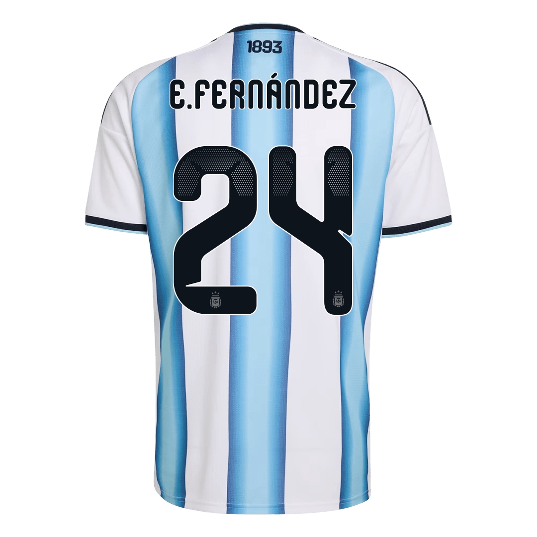 Argentina World Cup 2026 Koti Pelipaita Miesten E. FERNANDEZ #24 [PREMIUM]