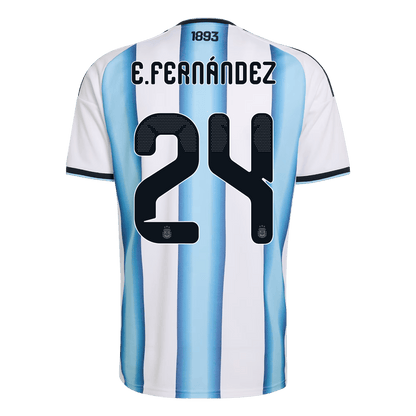 Argentina World Cup 2026 Koti Pelipaita Miesten E. FERNANDEZ #24 [PREMIUM]