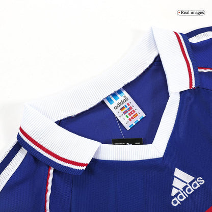 France World Cup 1998 Koti Retro-pelipaita Miesten ZIDANE #10