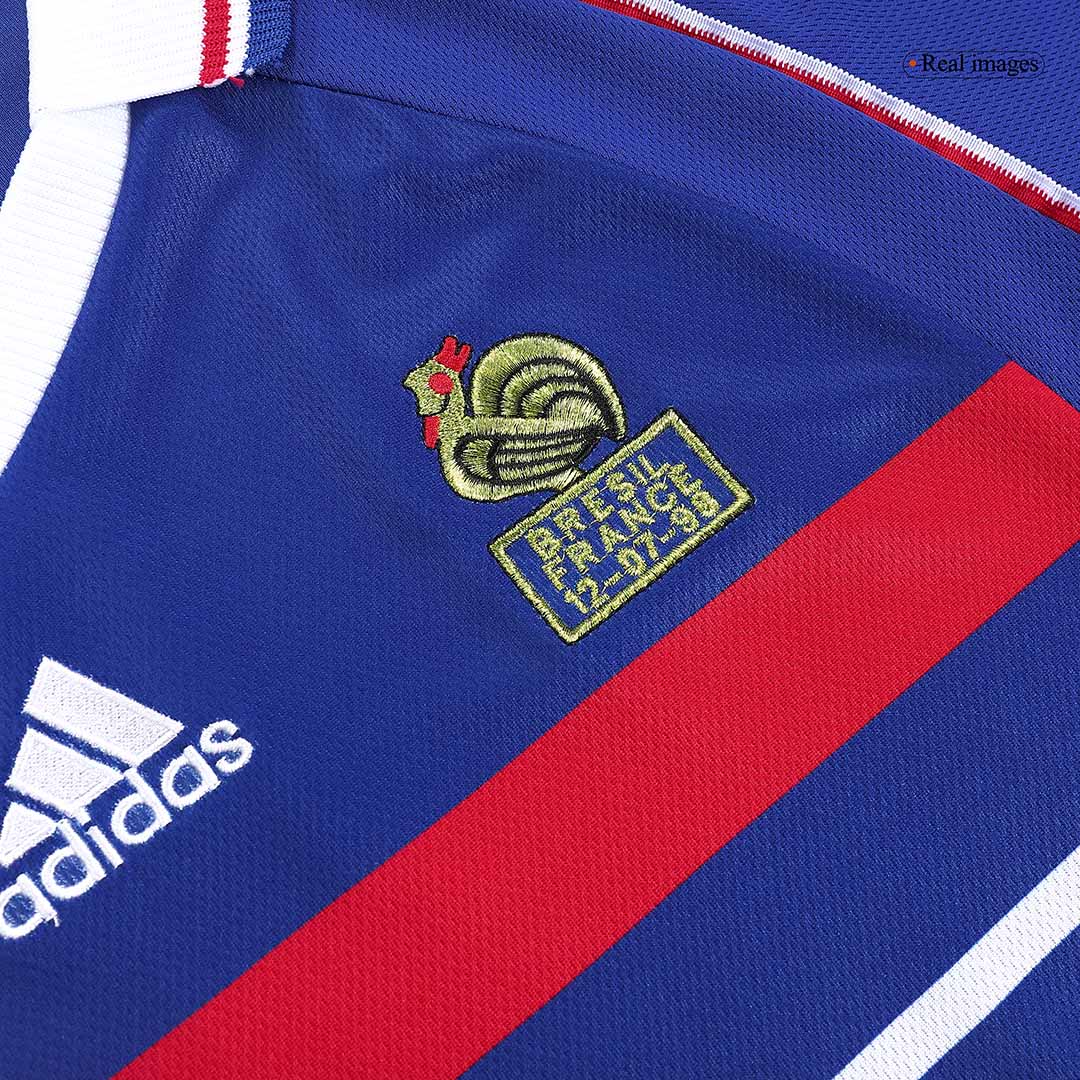 France World Cup 1998 Koti Retro-pelipaita Miesten ZIDANE #10