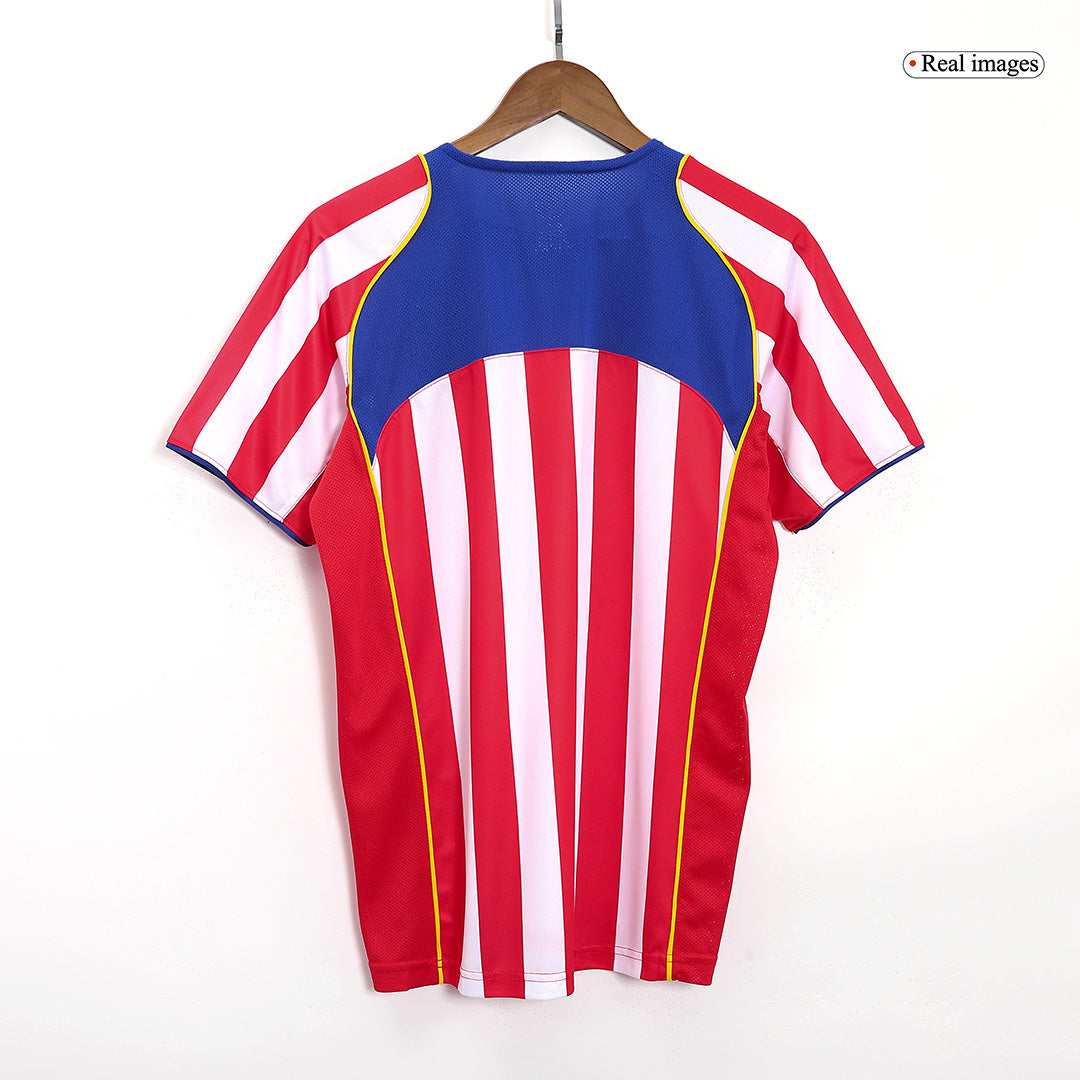 Atletico Madrid 2004/05 Koti Retro-pelipaita Miesten