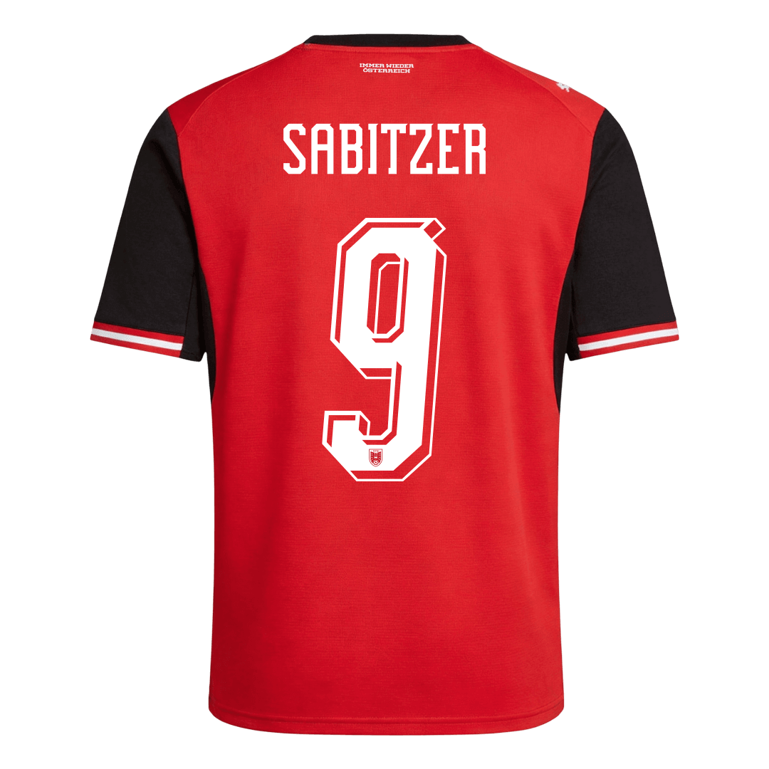 Austria World Cup 2026 Koti Pelipaita Miesten SABITZER #9