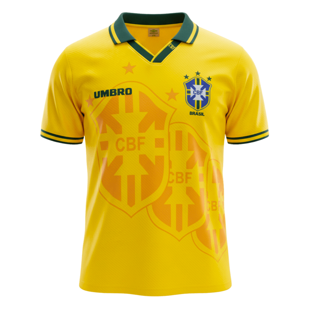 Brazil 1994 Koti Retro-pelipaita Miesten