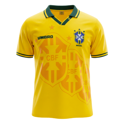 Brazil 1994 Koti Retro-pelipaita Miesten