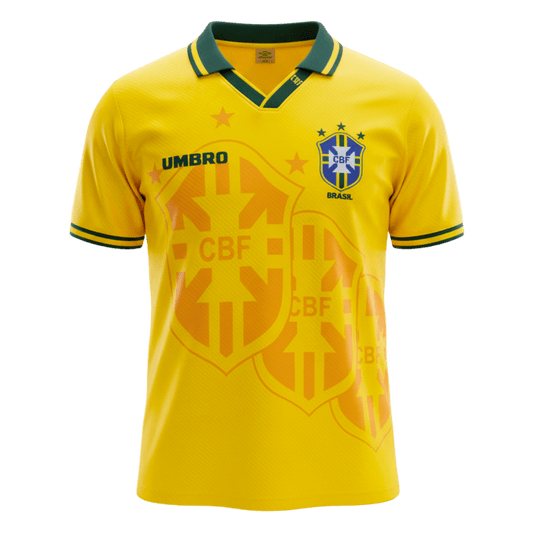 Brazil 1994 Koti Retro-pelipaita Miesten