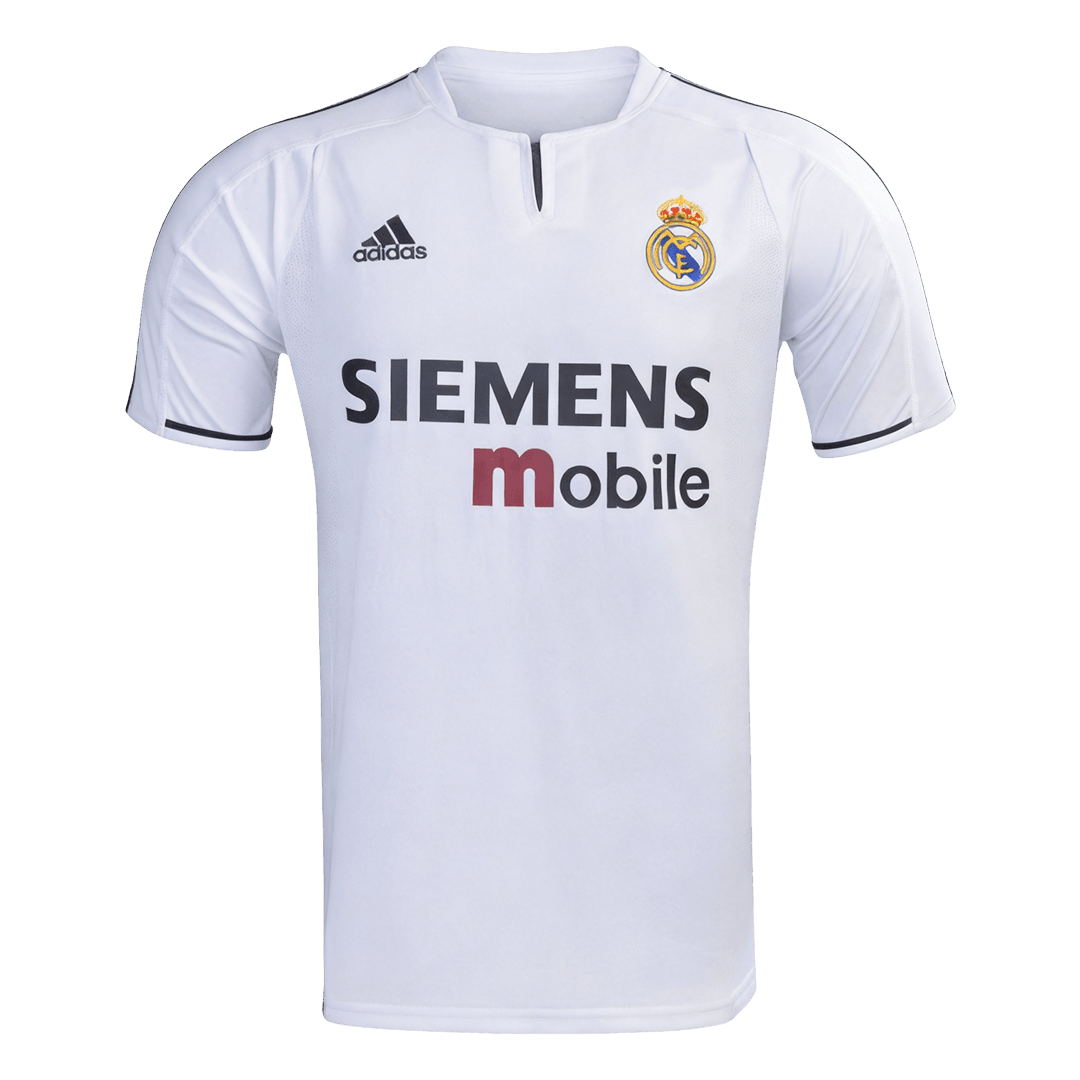 Real Madrid 2003/04 Koti Retro-pelipaita Miesten