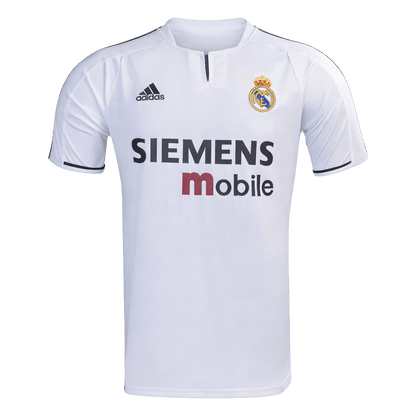 Real Madrid 2003/04 Koti Retro-pelipaita Miesten