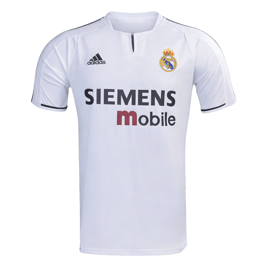 Real Madrid 2003/04 Koti Retro-pelipaita Miesten