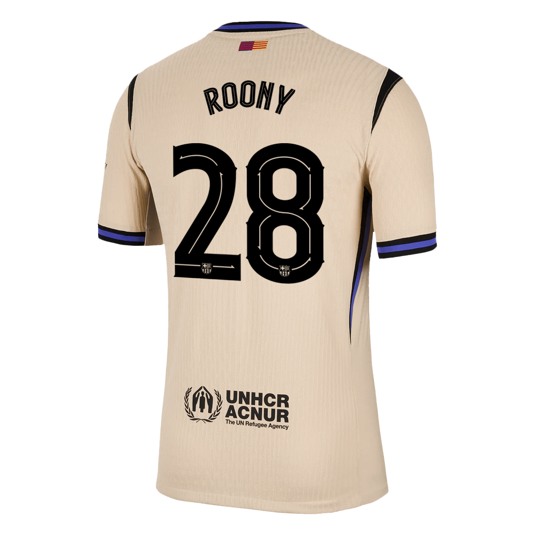 Barcelona 2025/26 UCL Vieras Pelipaita (Player Version) Miesten ROONY #28