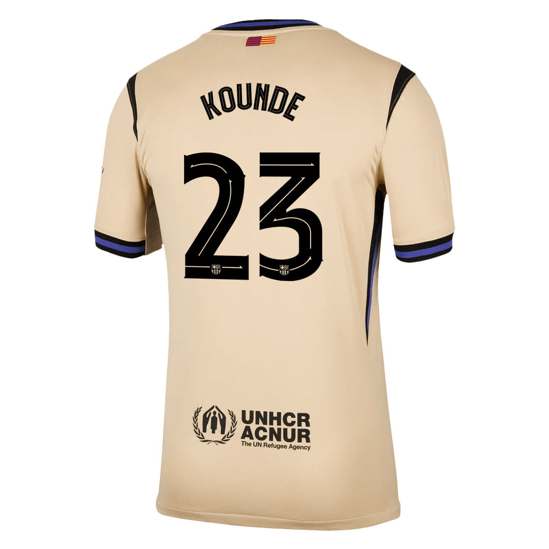 Barcelona 2025/26 UCL Vieras Pelipaita Miesten KOUNDE #23