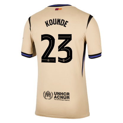 Barcelona 2025/26 UCL Vieras Pelipaita Miesten KOUNDE #23