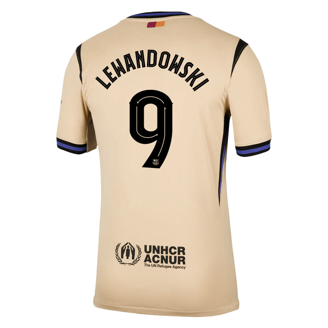Barcelona 2025/26 UCL Vieras Pelipaita Miesten LEWANDOWSKI #9