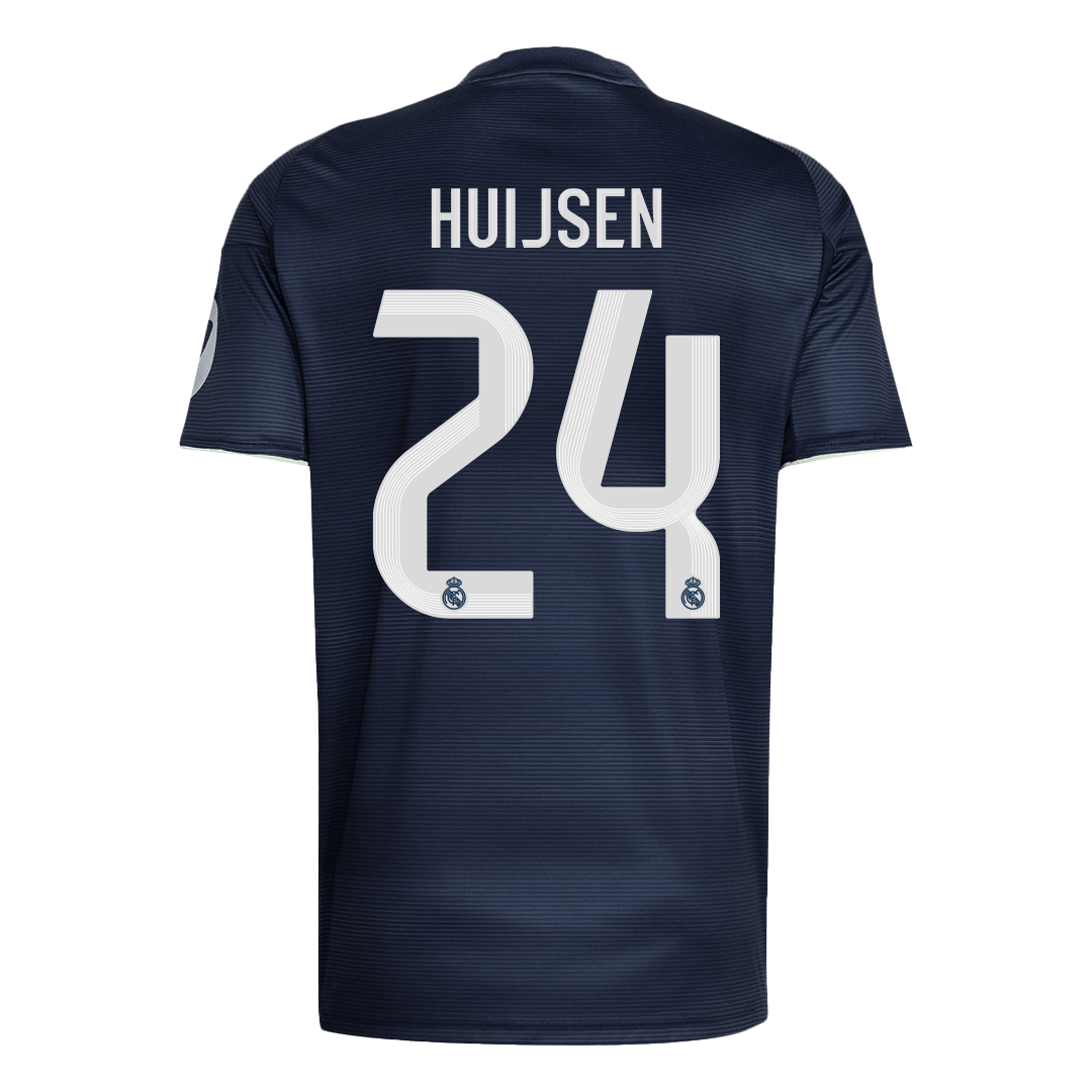 Real Madrid 2025/26 Vieras Pelipaita Miesten HUIJSEN #24 [PREMIUM]
