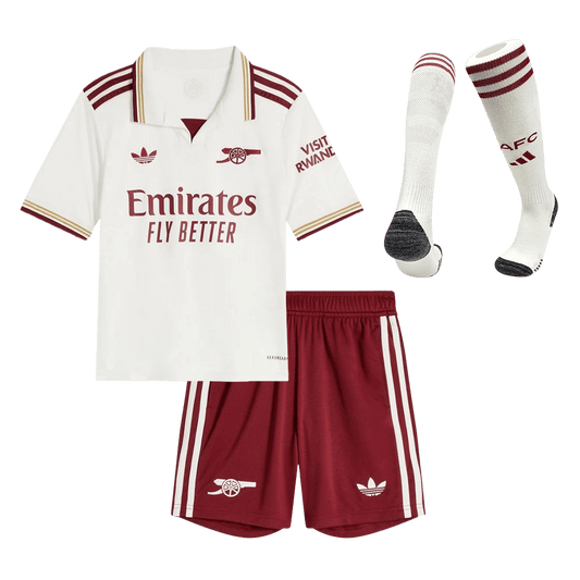 Arsenal 2025/26 Kolmas Lasten täydellinen peliasu