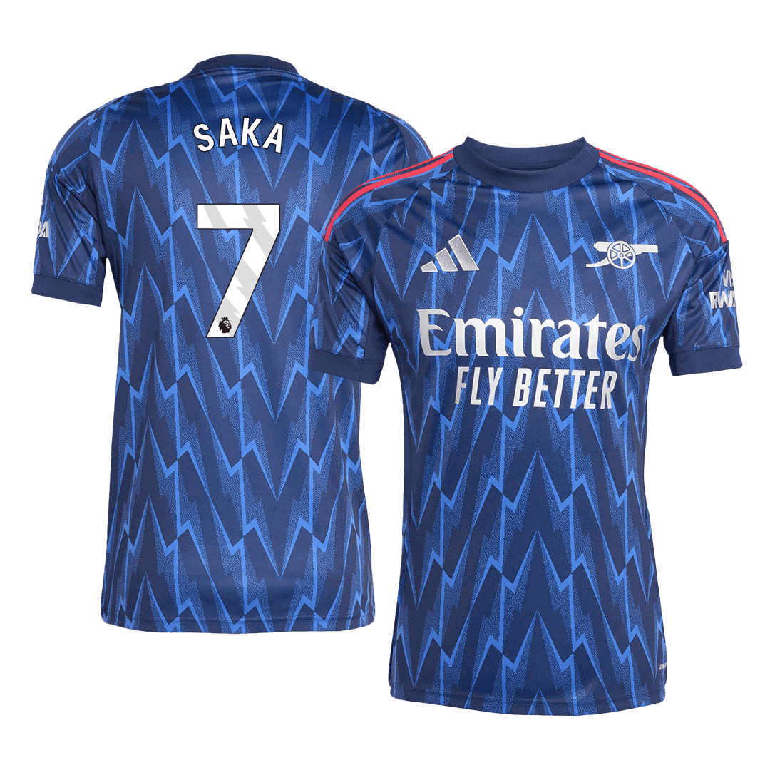 Arsenal 2025/26 Vieras Pelipaita Miesten SAKA #7