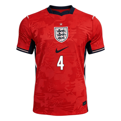 England World Cup 2026 Vieras Pelipaita (Player Version) Miesten RICE #4