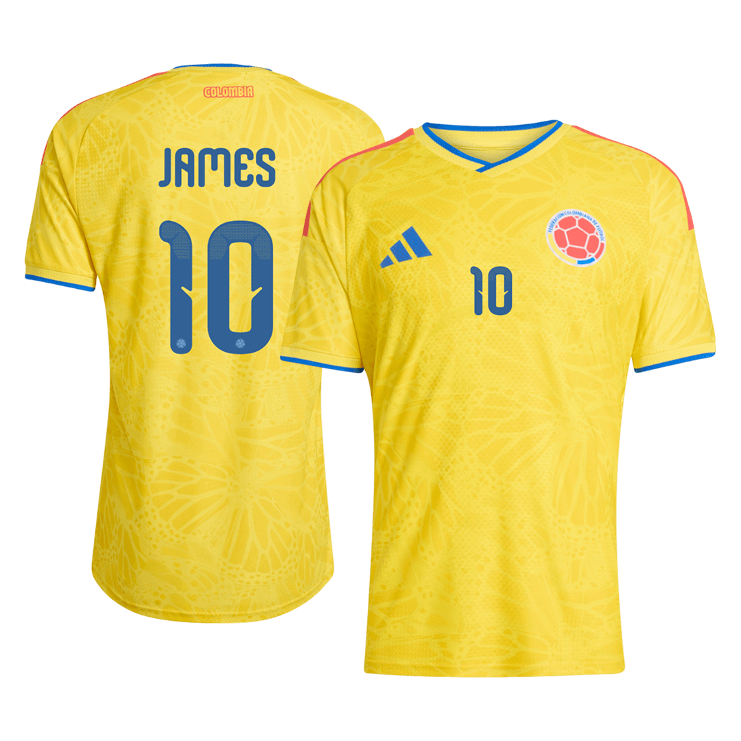 Colombia World Cup 2026 Koti Pelipaita (Player Version) Miesten JAMES #10