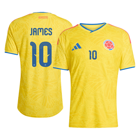 Colombia World Cup 2026 Koti Pelipaita (Player Version) Miesten JAMES #10