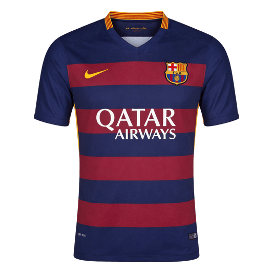 Barcelona 2015/16 Koti Retro-pelipaita Miesten